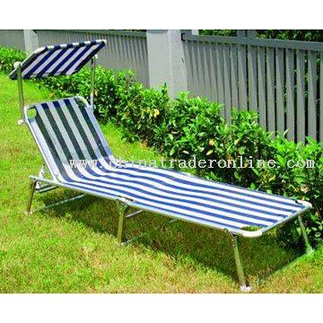 Poolside Lounger With Sunshade from China