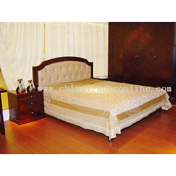 Bed and Nightstand from China