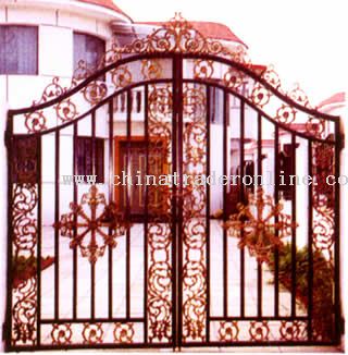 Cast Iron Gate, Fence, Doormat And Outdoor Furniture