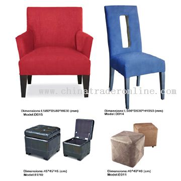 Chairs And Ottoman from China