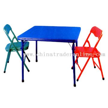 Childrens Bridge Table and Chairs