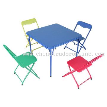 Childrens Bridge Table and Chairs