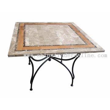 Marble stone square table