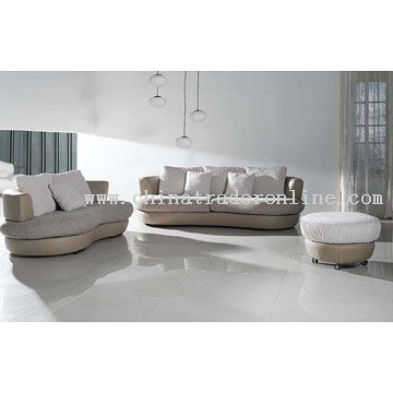 Modern Leather Fabric Sofa from China