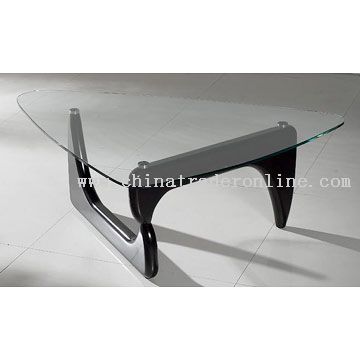 Modern Metal and Glass Coffee Table