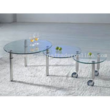 Modern Metal and Glass Coffee Table from China