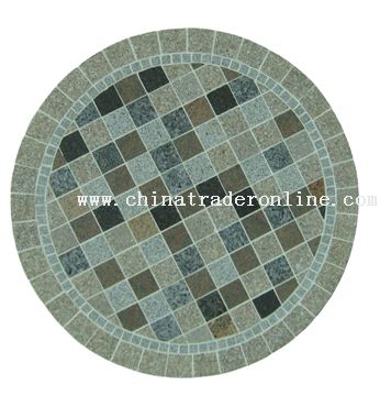 Granite round table top