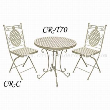 Wrought Iron Table Set from China