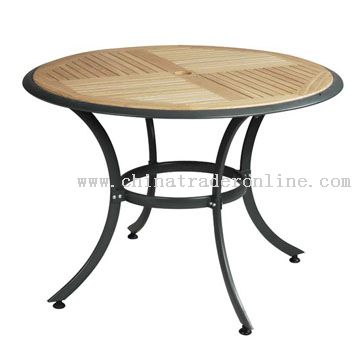 Aluminum-Wood Table from China