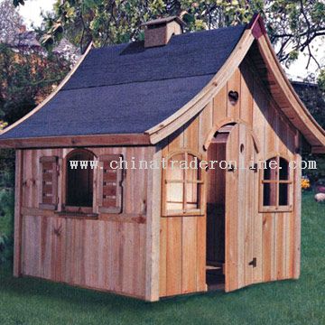 Childrens Wooden House for Playing from China