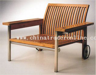 Outdoor wooden chair