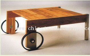 Outdoor wooden table