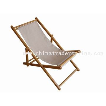 Rubber Wood Beach Chair