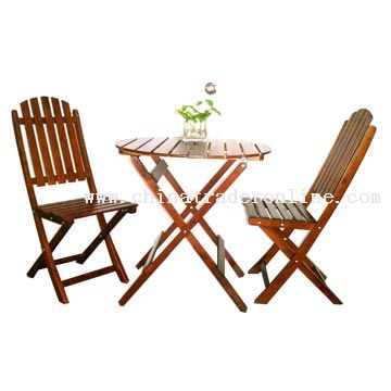 Wooden Table & Chair Set from China