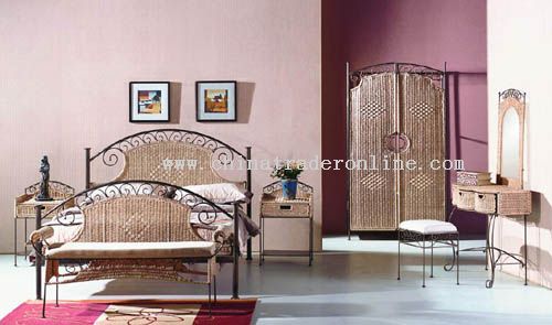 Rattan, Bamboo Bedroom Set