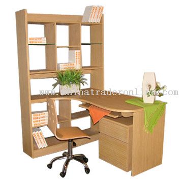 Reading Room Furniture, Book Shelf, Computer Desk from China