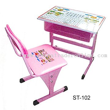 Kids Adjustable Desk and Chair from China