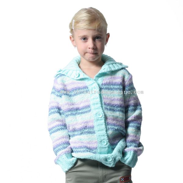 Childrens Mohair and Acrylic Cardigan