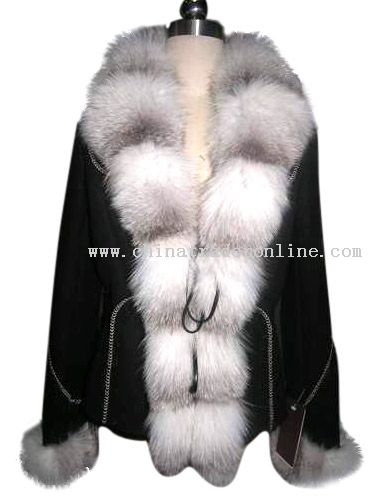 Ladies Lamb Suede Jacket from China