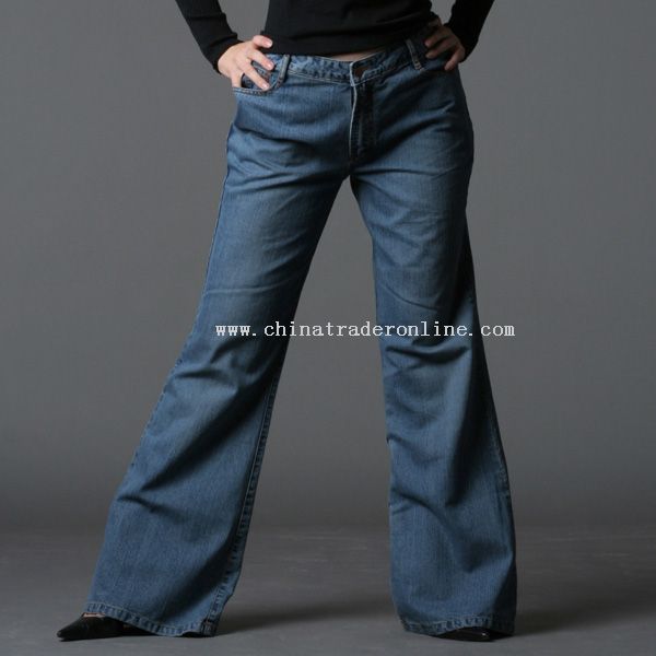 Womens 100% Cotton Jeans from China