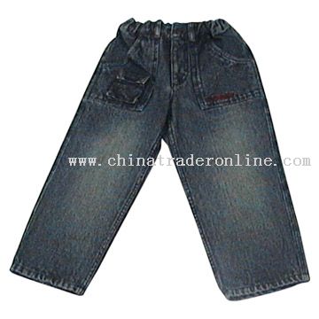 Ring Slub Stretch Denim Pants from China