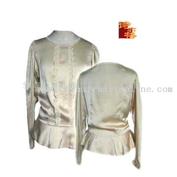 Ladies Satin Blouse from China