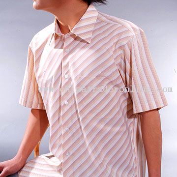 Mens Stripe Dress Shirt from China