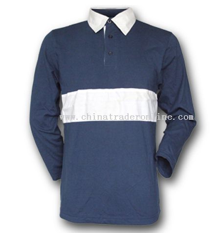 Jersey Fabrics Long Sleeves Polo T-shirts from China