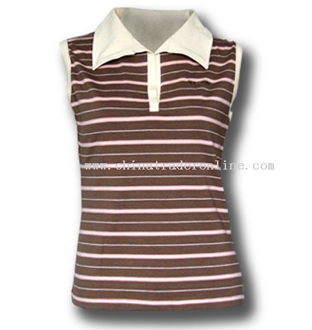 Ladies Sleeveless Polo Shirts