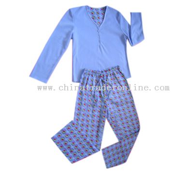 Flannel Pajamas Set from China