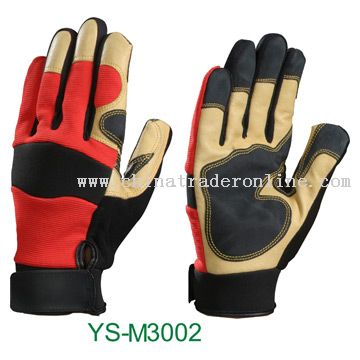 Mechanic Gloves (Pigskin / Cowskin) from China