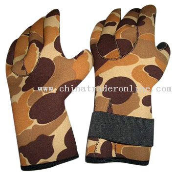 Neoprene Hunting Gloves Camouflage from China