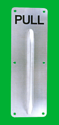 Stainless steel pull handle with retangular plate from China