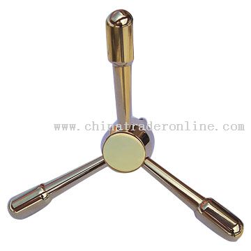 Titanium Plated Three Prong Spindle Wheel