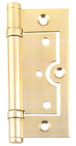 2 ballbearing  brass flush  hinge