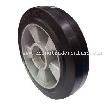 Rubber Wheel with Aluminium Center from China