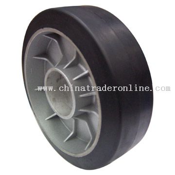 Rubber Wheel with Aluminium Center from China