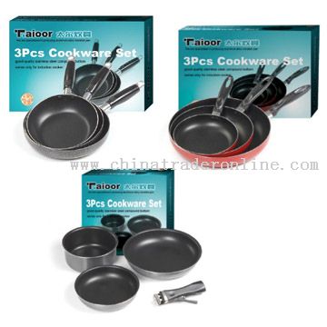 3pcs Non-Stick Cookware Sets from China