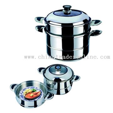 Steamer Pot w/Two Trays