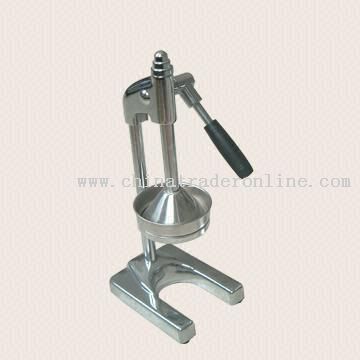 Zinc Alloy Hand Juicer with Stainless Steel Cup for Extracting Juice