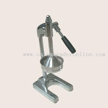 Zinc Alloy Hand Juicer with Stainless Steel Cup for Extracting Juice from China