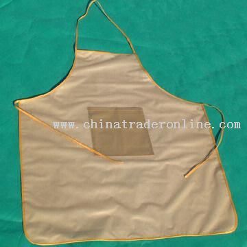 Cooking Apron Available in Different Sizes and Colors Made of Fabric and PVC Film from China