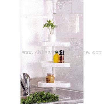 Kitchen Cabinet Pole Shelf