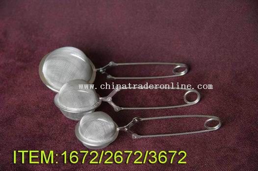 Stainless  steel  mesh  tea  infuser-spoon from China