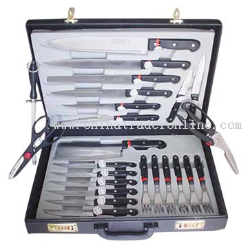 25pc Kitchen Knife Set