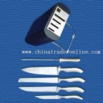 6-Piece Knife Block Set from China