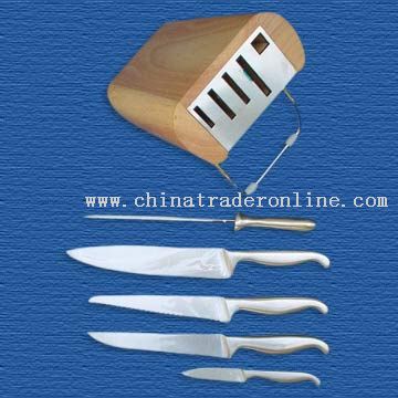 6-Piece Knife Block Set from China