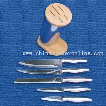 6-Piece Knife Block Set from China