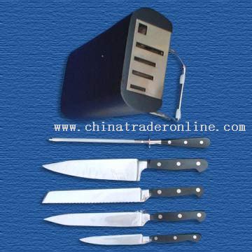 6-Piece Knife Block Set from China