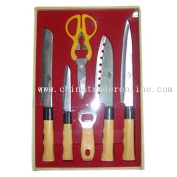 Knife Set with Block